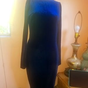 2/$10. Velvet blue dress.